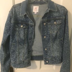 Cheetah Harvey Jean Jacket